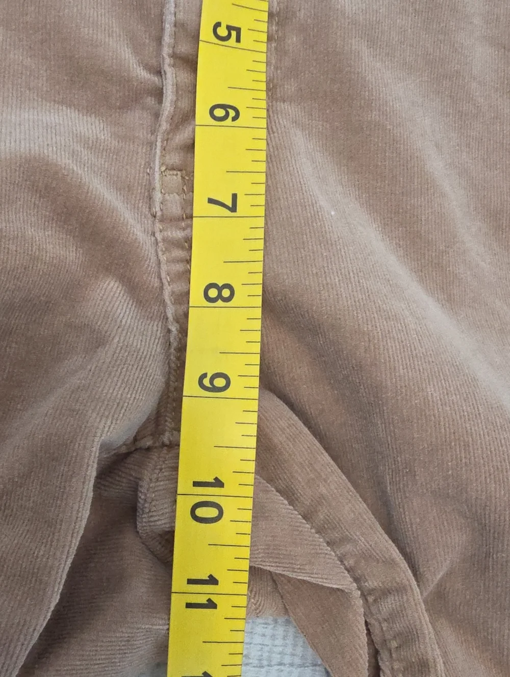 Lauren Ralph Lauren Women's Size 8 Tan Corduroy Straight Leg Pants Equestrian